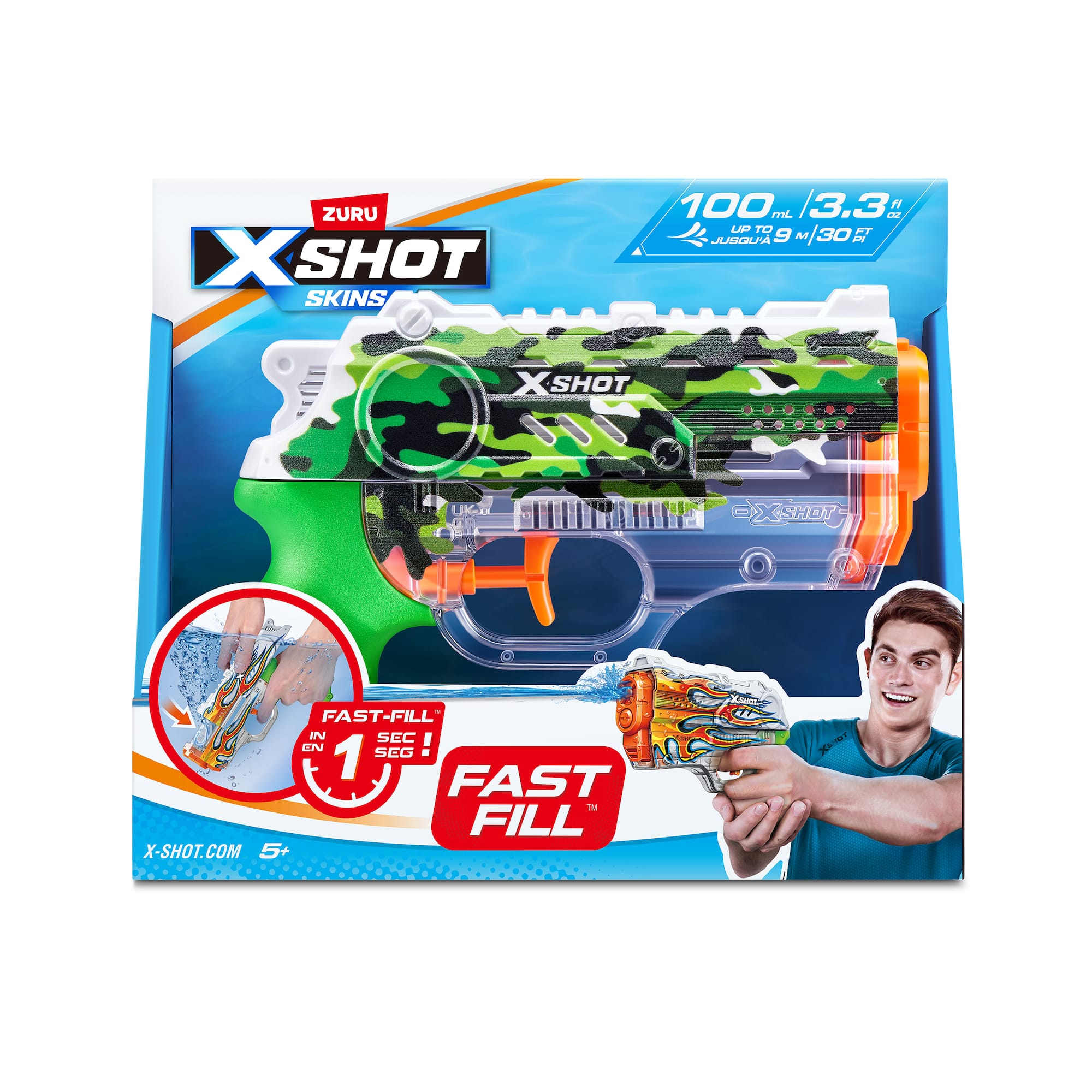 X-SHOT WATER FAST FILL SKINS 1 PIECE